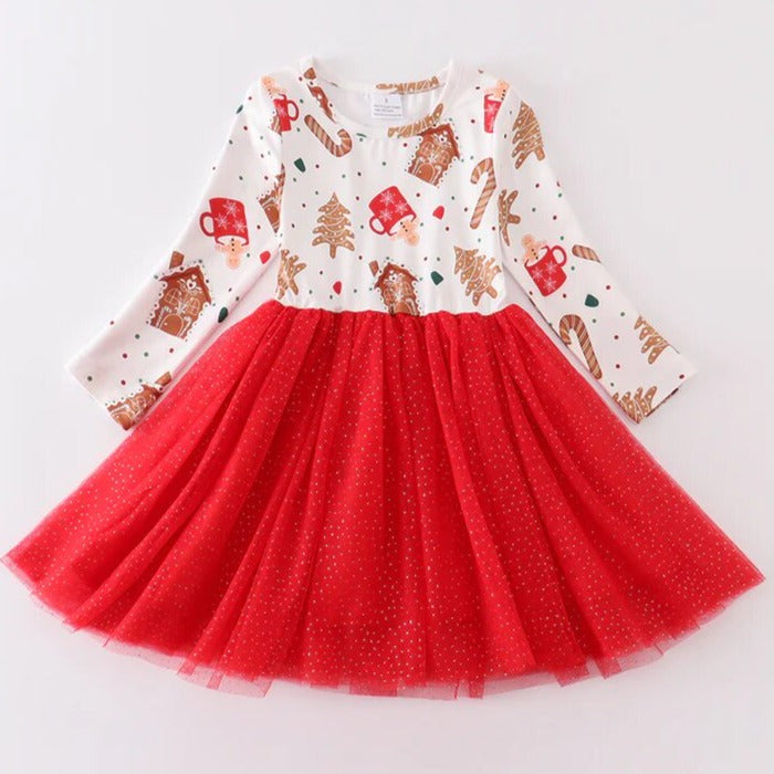 slim fit dress slacks Baby Girl Winter Baptism Christmas Dress Toddler Pageant First Birthday Princess Dress, Pink / 2-3 Years (100cm) main image 1
