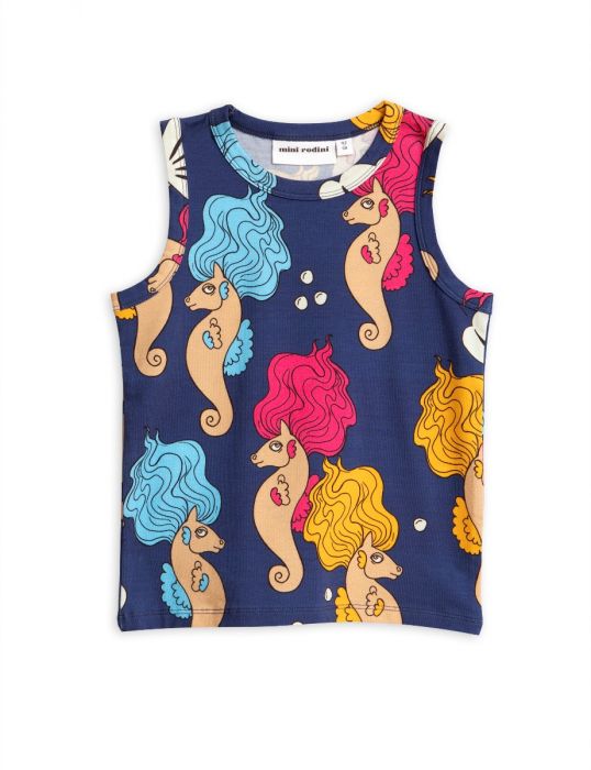 mini rodini seahorse dress Mini Rodini Girls Ivory Organic Cotton Seahorse Dress