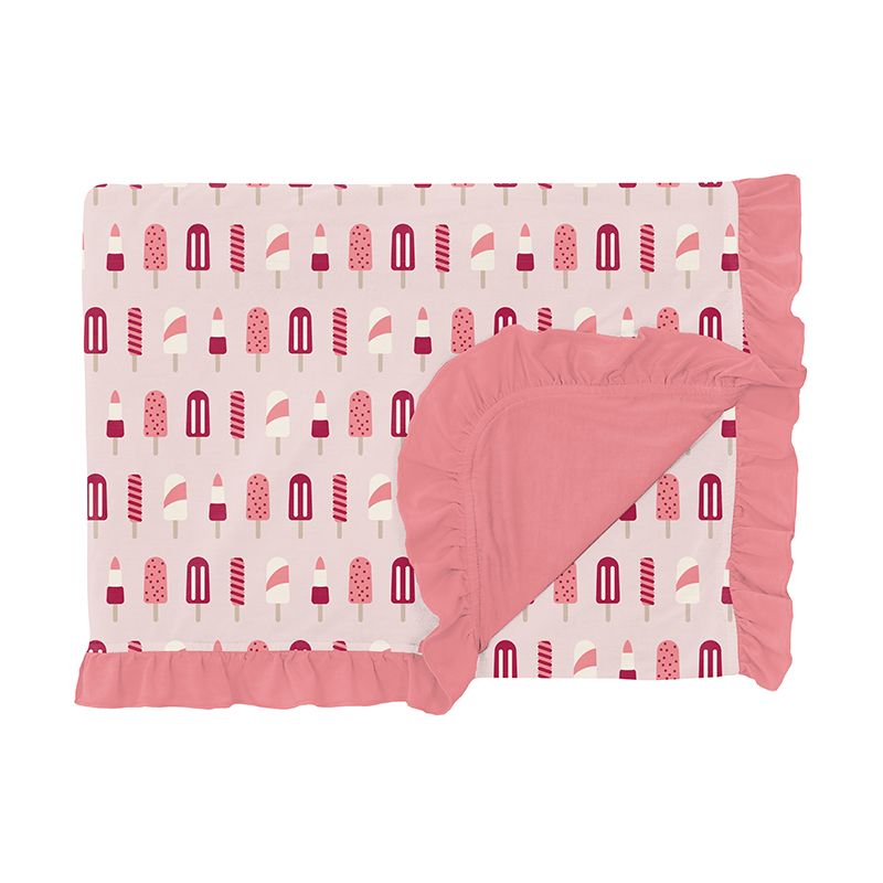 Kickee Pants Ruffle Toddler Blanket - Macaroon Popsicles – Casp