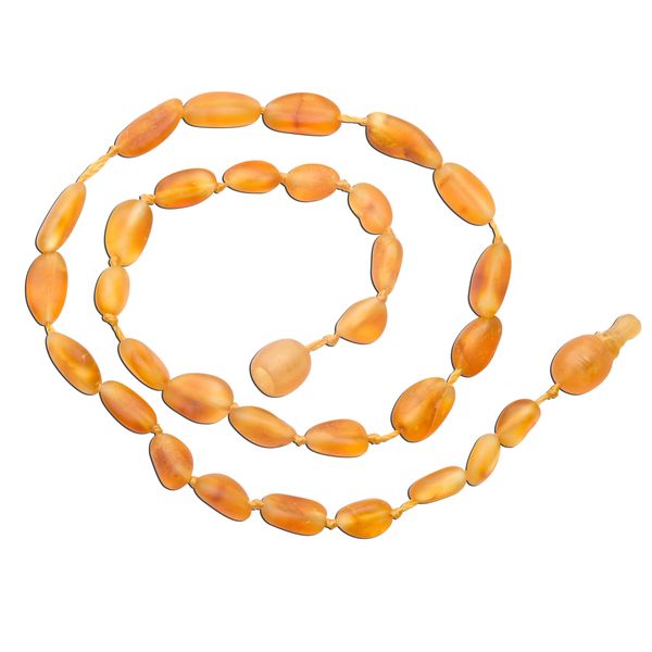 Amber Teething Necklace Honey Unpolished – Casp Baby Mommy Me