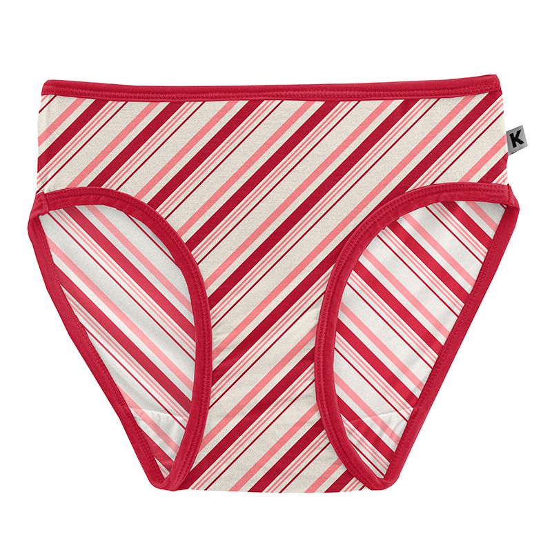 Kickee Pants Girl's Underwear: Jingle Bell Stripe – Bellies to