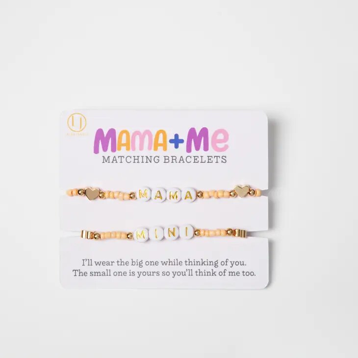 Laura Janelle Peach Mama Mini Bracelet Set