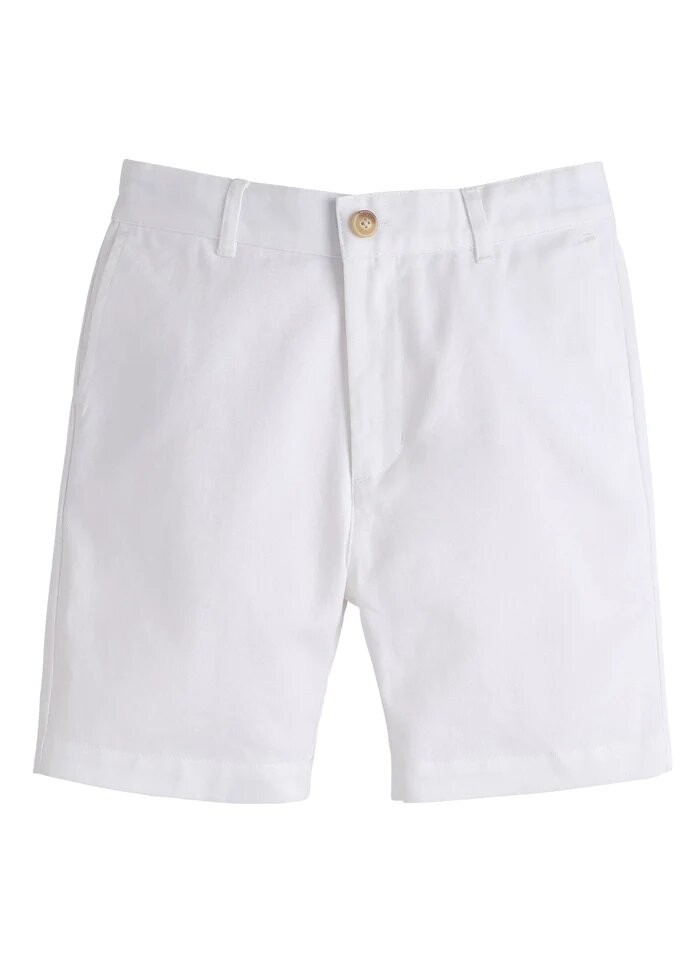 E-land Twill Shorts - White