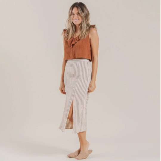 Rylee + Cru Kalen Pant - Pewter