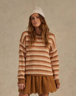 Rylee + Cru Women's Aspen Sweater - Multi-Stripe