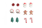 Laura Janelle 6 Pack Christmas Stud Earrings
