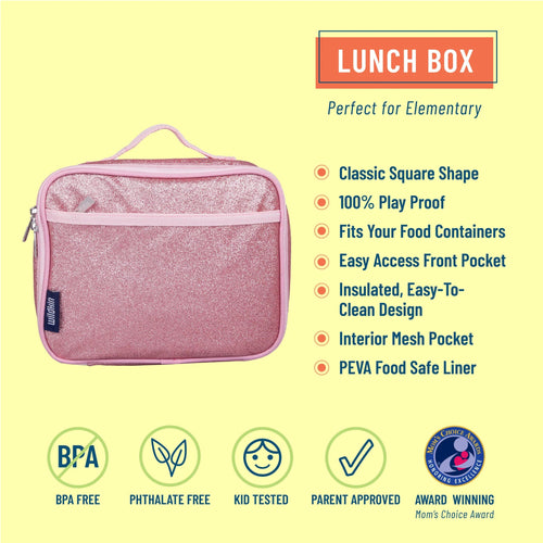 Pink Glitter Lunch Box