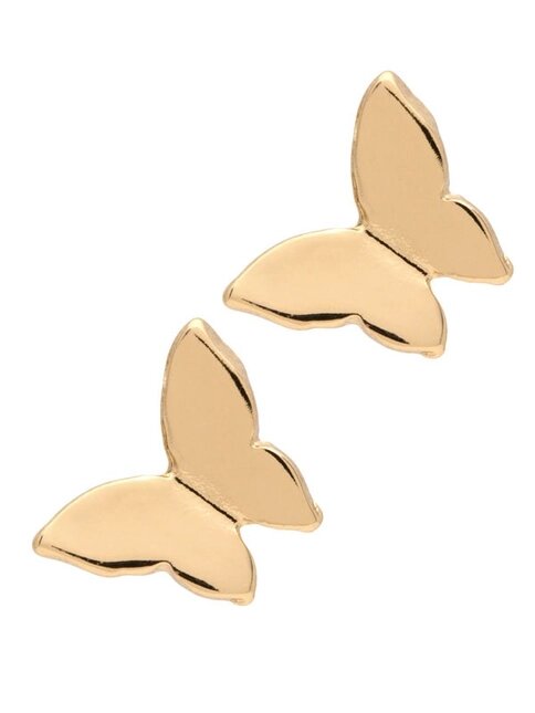 Laura Janelle Gold Butterfly Stud Earrings