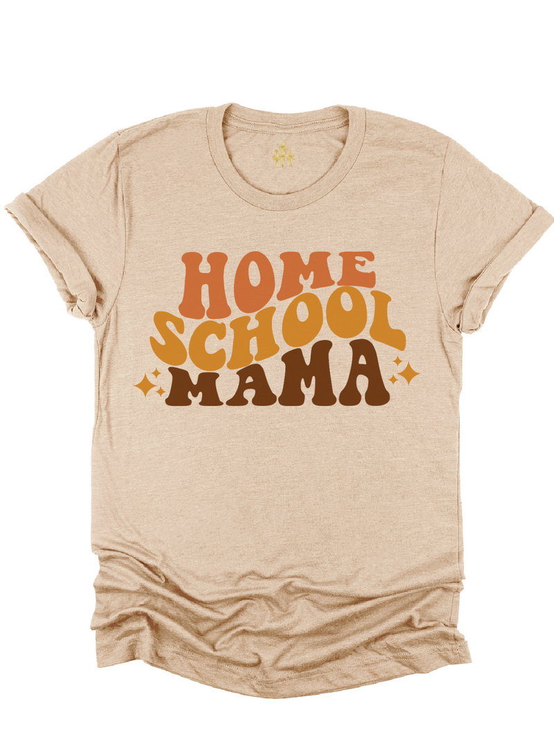 Homeschool Mama T-Shirt - Tan