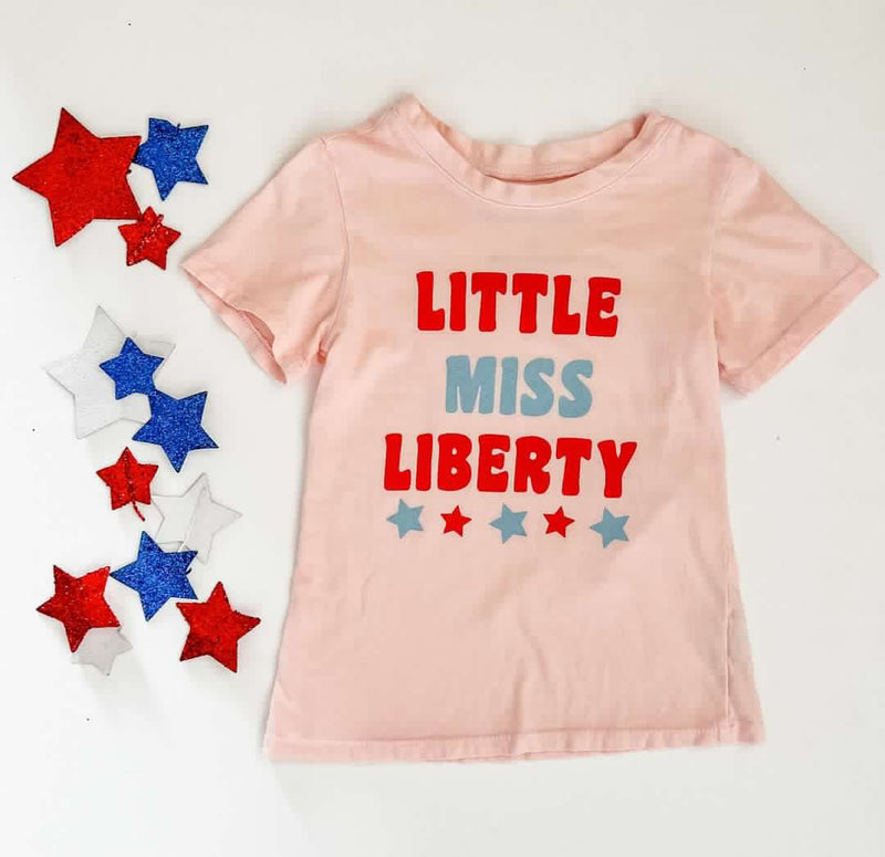 Brokedown Kids Little Miss Liberty Tee