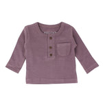 L'oved Baby Organic Thermal Long Sleeve Shirt - Amethyst