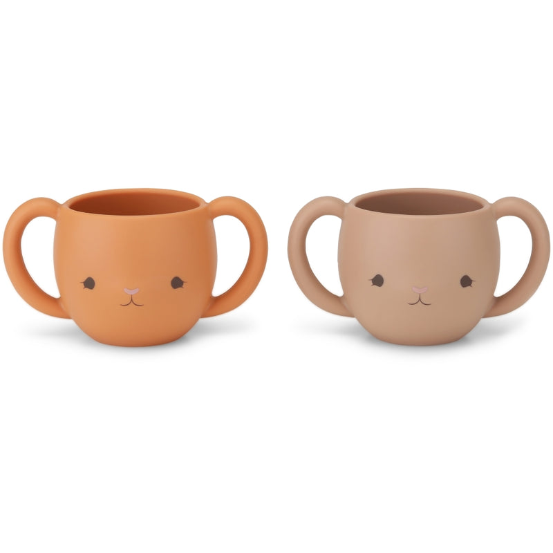 Konges Slojd Cutie Cups - Blush / Terracotta Red