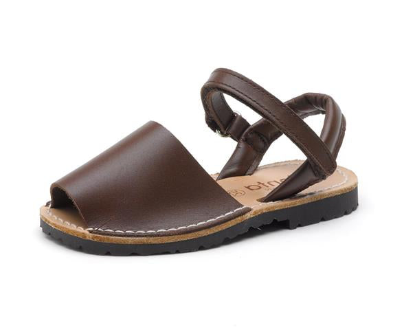 Cienta Menorquina Sandals - Brown Black