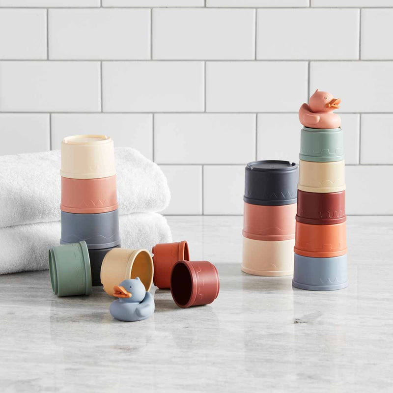 Mud Pie Stacking Cups Set - Blue