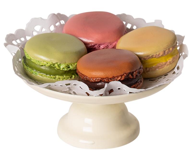 Maileg Macaroons with Cake Stand