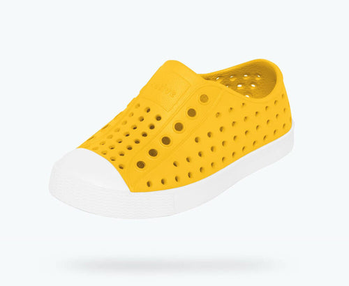 Native Shoes Jefferson - Crayon Yellow / Shell White