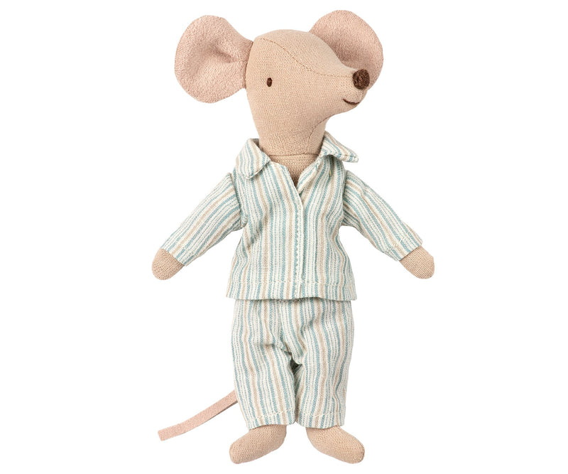 Maileg Big Brother Mouse in Box - Pajamas