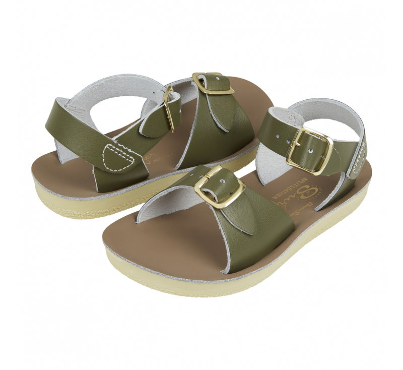 Sun San Saltwater Sandals Surfer Olive – Casp Baby Mommy Me