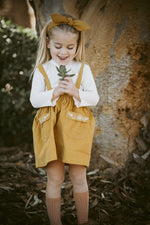 Wild WaWa Adelaide Suspender Skirt - Mustard