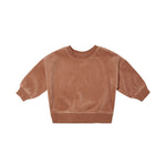 Quincy Mae Drop Shoulder Sweatshirt - Clay