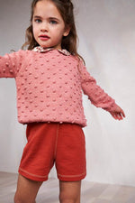 Misha & Puff Summer Popcorn Sweater - Rose Blush – Casp Baby Mommy 