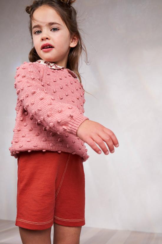 Misha & Puff Summer Popcorn Sweater - Rose Blush – Casp Baby Mommy 