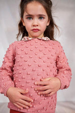 Misha & Puff Summer Popcorn Sweater - Rose Blush