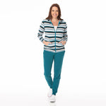 Kickee Pants Women's Solid Fleece Tapered Sweatpants - Heritage Blue