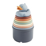 Mud Pie Stacking Cups Set - Blue