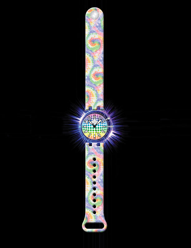 Watchitude Glow Watch - Tropical Tie Dye