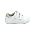 L'Amour Kenzie Double Velcro Sneaker - White