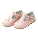 L'amour Joy Classic Leather Stitch Down T-Strap Mary Jane - Pink