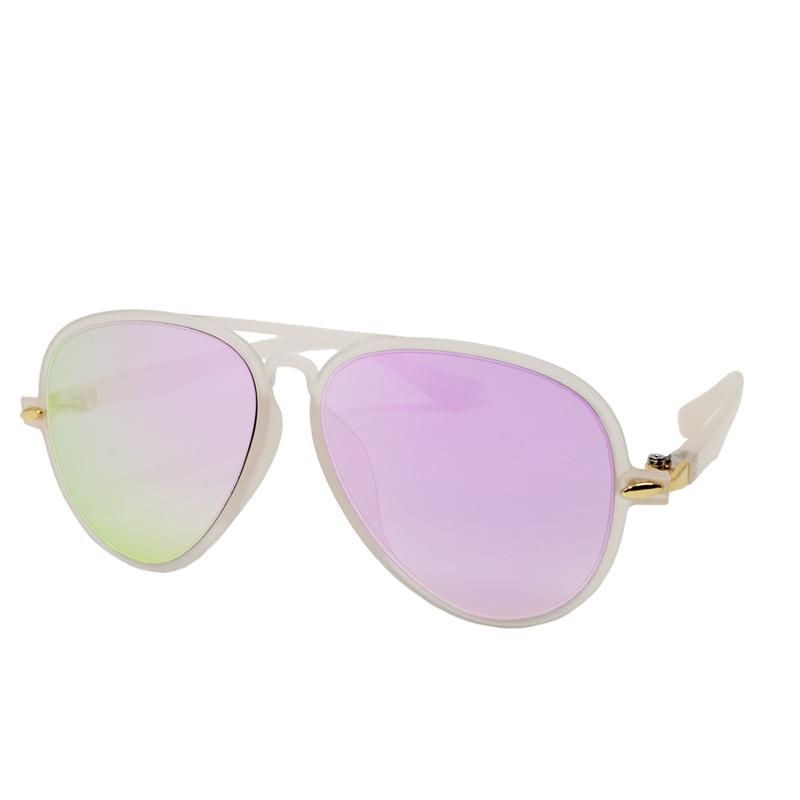 Zomi Gems Light Pink Aviator Sunglasses