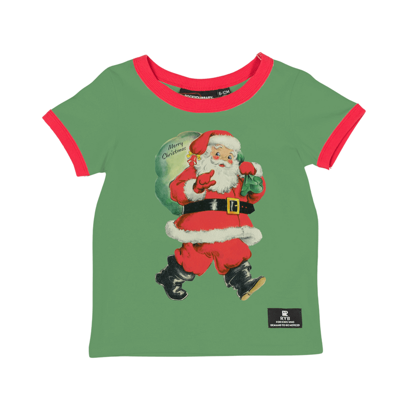 Rock Your Baby Jolly Santa T-Shirt