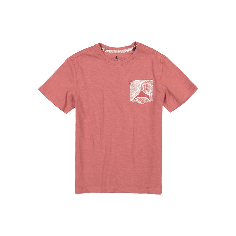Tailor Vintage Jersey Pocket Tee With Bandana-Canyon Red