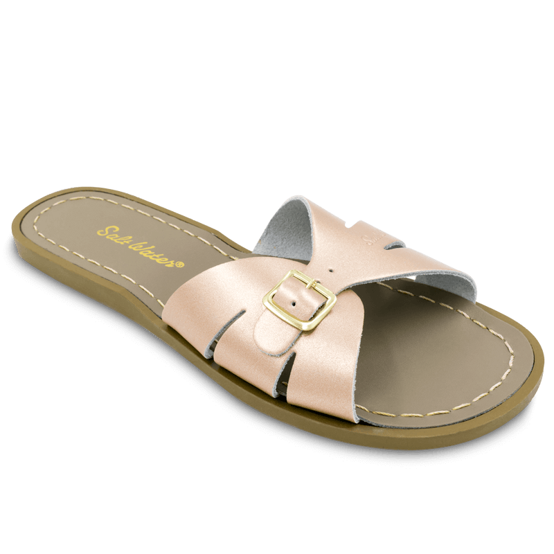 Sun San Saltwater Women's Sandals - Classic Slides in Rose Gold