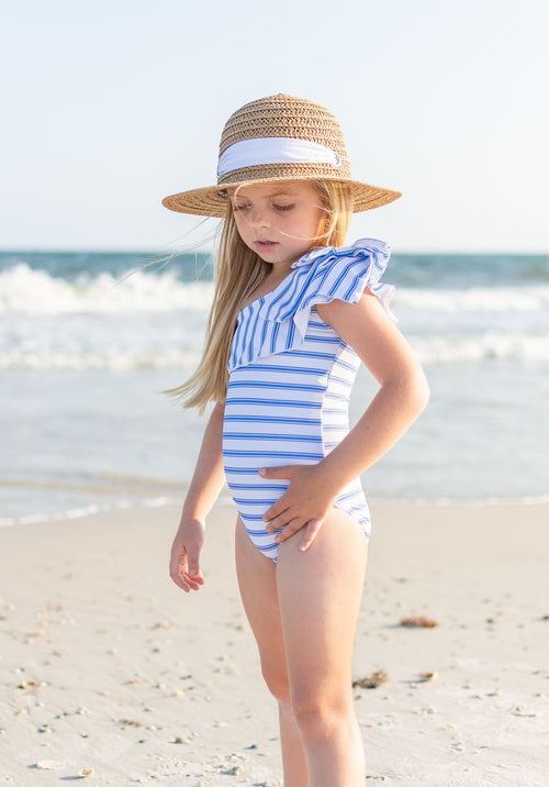 Blueberry Bay Forget-Me-Not One Piece Swimsuit