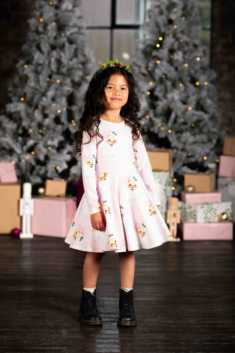 Rock Your Baby Pink Santa Long Sleeve Waisted Dress – Casp Baby Mommy & Me Boutique Rock Your Baby Pink Santa Long Sleeve Waisted Dress – Casp Baby Mommy & Me Boutique