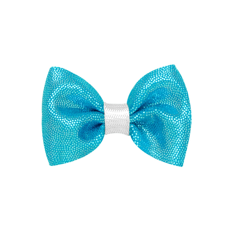 Wee Ones Mini Hologram Bow - Blue