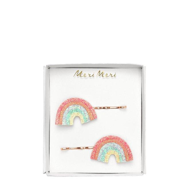 Meri Meri Glitter Rainbow Hair Slides