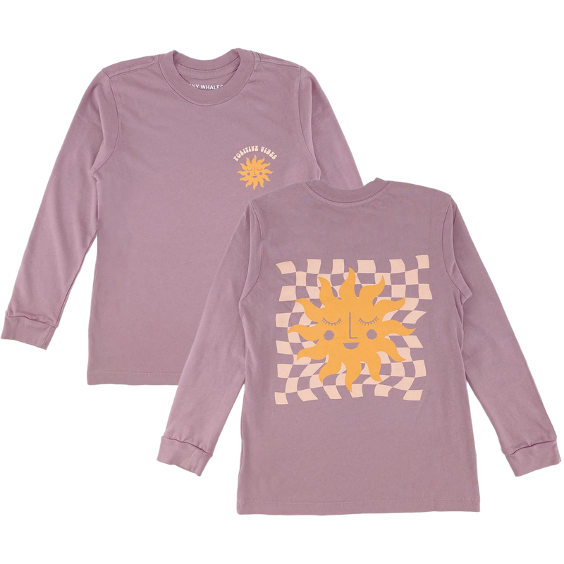 Tiny Whales Long Sleeve Shirt - Here Comes the Sun