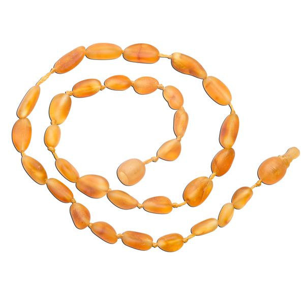 Amber Teething Necklace - Honey Unpolished