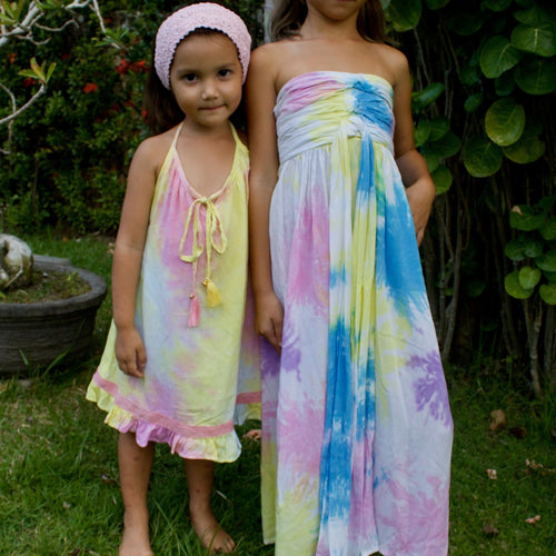 Bela & Nuni String Dress - Tie Dye