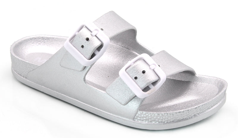 MIA Shoes Girls Little Jasmin Sandal - Silver