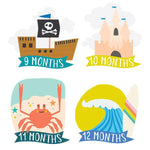 Lucy Darling Little Captain Monthly Stickers