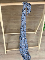 Kozi & Co Swaddle Blanket - Leah Leopard Gray