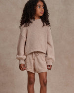 Rylee + Cru Knit Sweater - Heathered Rose