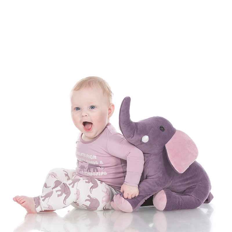 Kickee Pants Plush Toy Elderberry Mama Elephant
