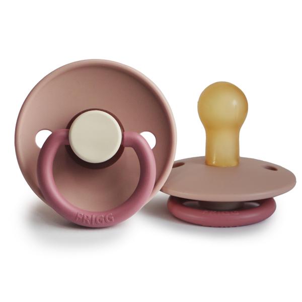 FRIGG Natural Rubber Pacifier - Colorblock Peony
