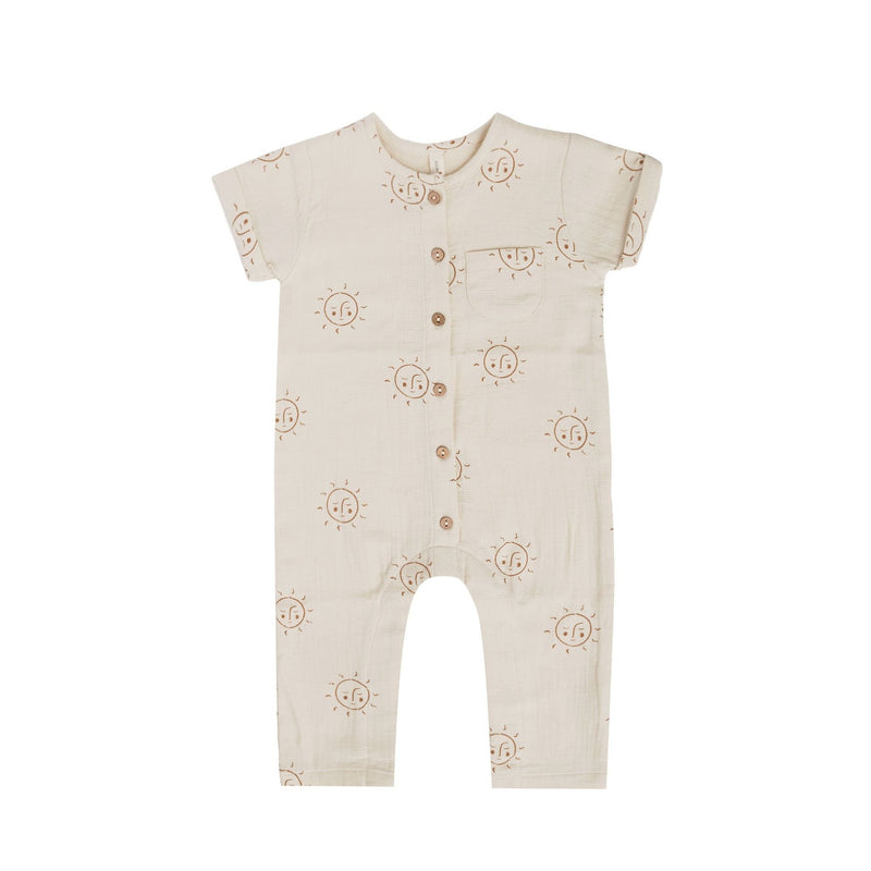 Quincy Mae Charlie Jumpsuit - Natural Suns